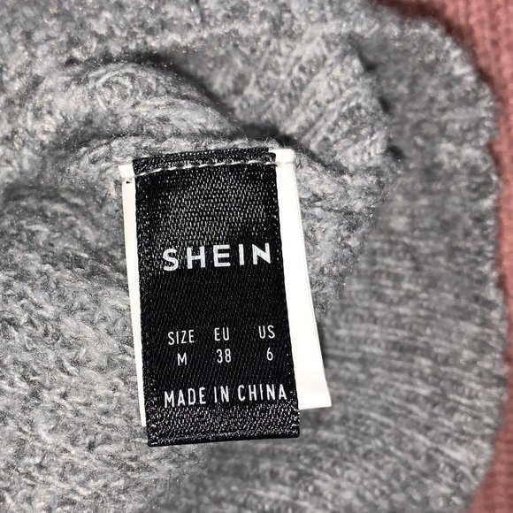 SHEIN Colorblock Off Shoulder Sweater Sz: M - Picture 8 of 9